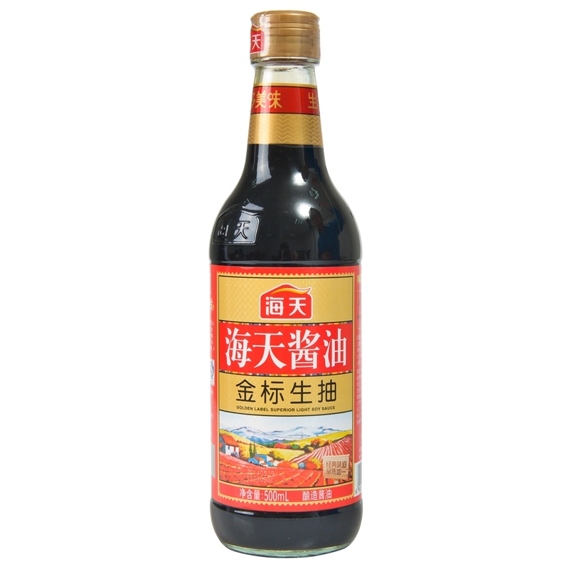 HT Goldenlabel Superior Light Soy Sauce 500ml | 海天 金标生抽王 500ml