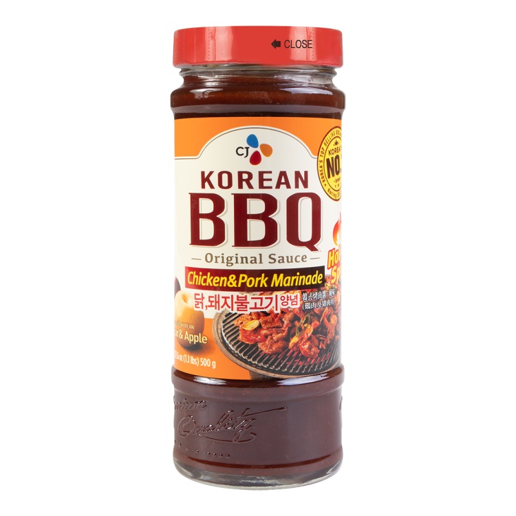 Korean BBQ Chicken & Pork Hot 500g | 白雪韩国烤鸡肉和猪肉辣酱 500g