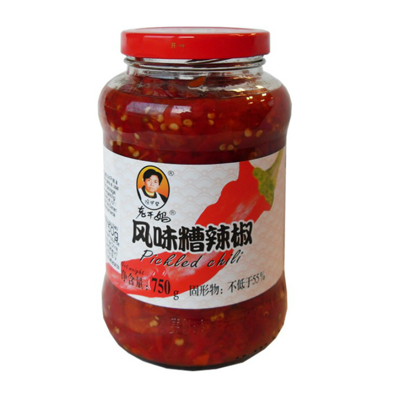 LGM Pickled Chili 750g | 老干妈 风味糟辣椒 750g