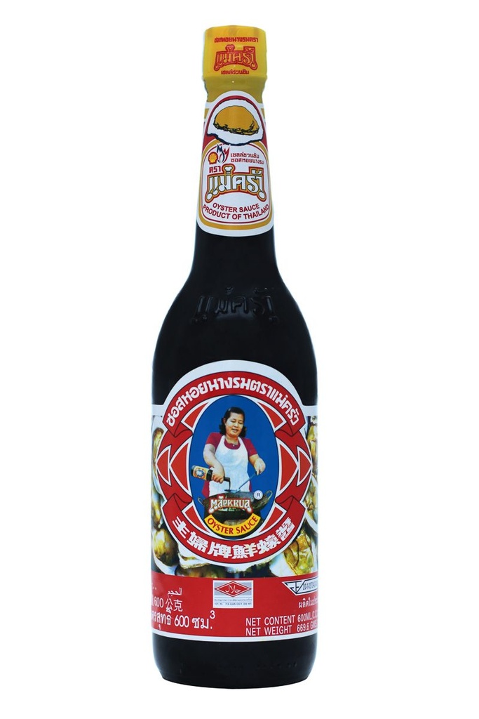 MaeKrua Oyster Sauce 600ml | 泰国 主妇牌 瓶装蚝油 600ml