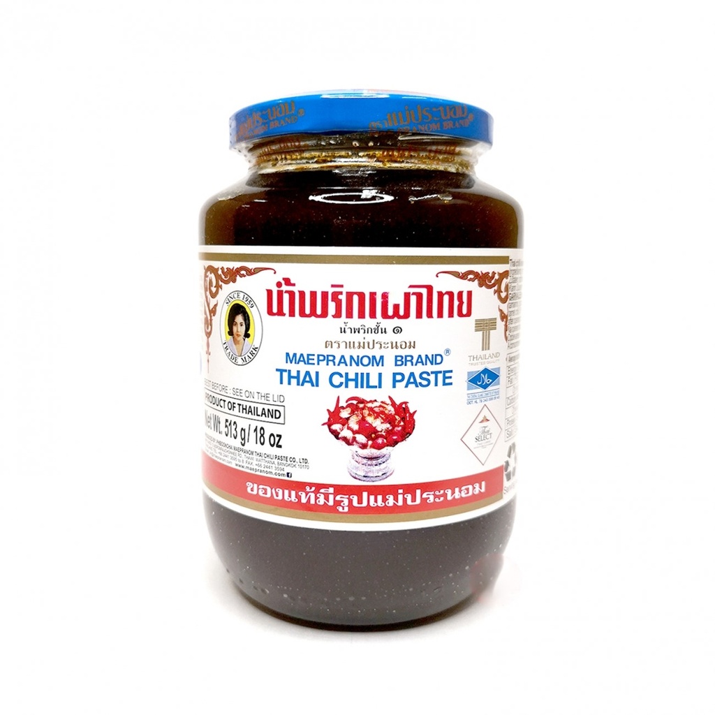 MaePranom Chilli Paste in Oil 513g | 泰国辣椒酱 513g