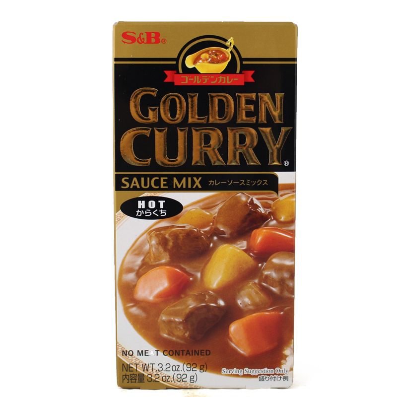 S&B Golden Curry Karakuchi Hot 92g | 咖喱块 辣 92g