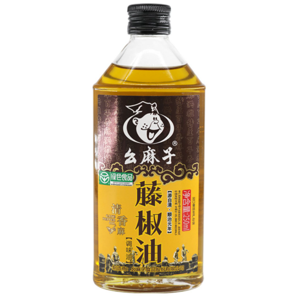 Yaomazi Green Sichuan Pepper Oil 250ml | 幺麻子 藤椒油 250ml