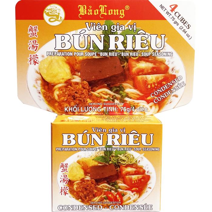 Bao Long Bouil.cube crab/bun rieu 75g | 越南 蟹肉粉汤料 75g