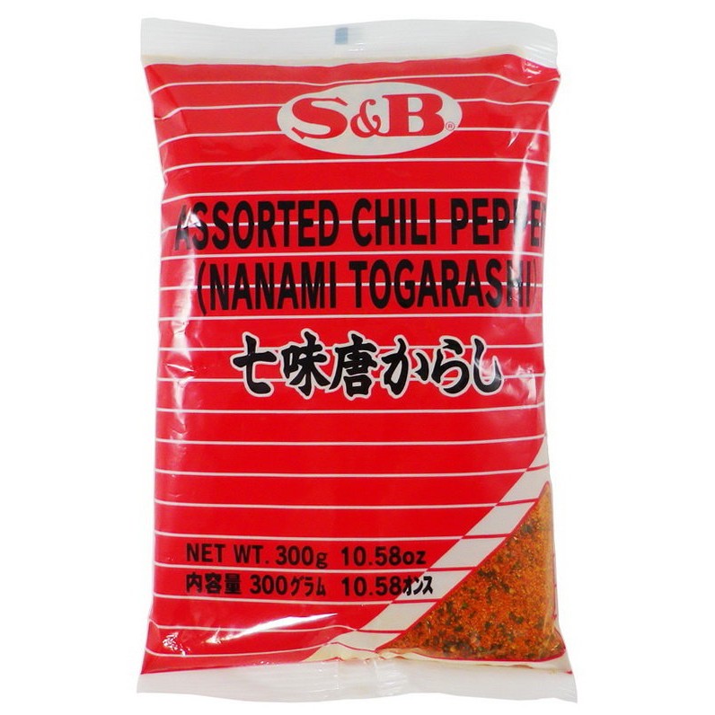 S&B Assorted Chili Pepper (nanami togarashi) 300g | S&B 七味辣椒粉 300g