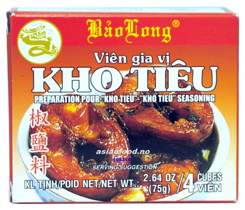  BAO LONG Kho Tieu Soup Seasoning - Gua Vi Kho Tieu 75g | 越南 椒盐料 75g