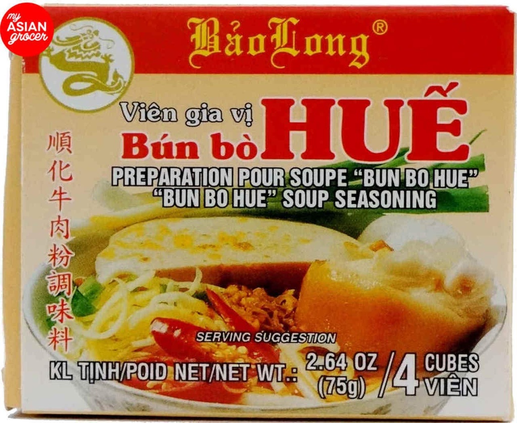 VN Bao Long Soup Powder Bun Bo Hue 75g | 越南 顺化牛肉粉调味料 75g