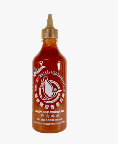 FLYING GOOSE Sriracha Extra Garlic Chilli Sauce 455ml | 飞鹅牌 是拉差 蒜香辣椒酱 455ml