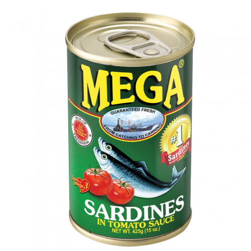 ASEA MEGA Sardines In Tomato Sauce (GREEN) 425g | MEGA  番茄沙丁鱼 425g