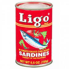 LIGO Sardines In Tomato Sauce Chili Added 155g | LIGO 番茄沙丁鱼罐头 辣 155g