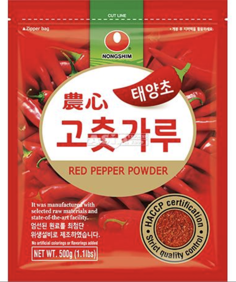  Nongshim Red Pepper Powder Fine 500g | 农心 细磨辣椒粉 500g