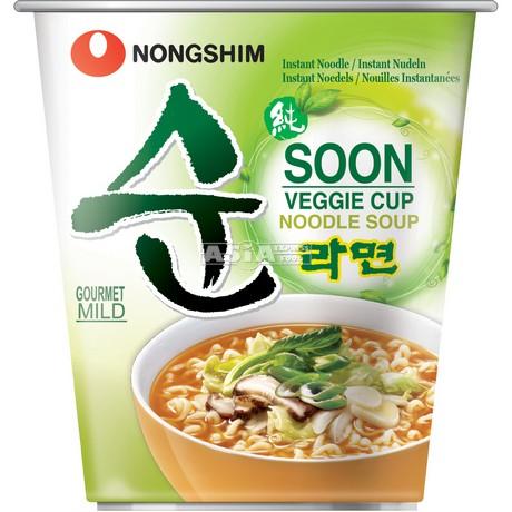  NONGSHIM Soon Veggie Noodle Cup 67g | 农心蔬菜素杯面 67g