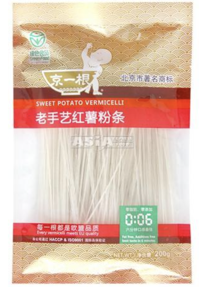 ASEA JING YI GEN Sweet Potato Vermicelli 200g | 京一根 红薯粉丝 200g