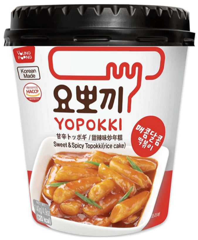 Yopokki Sweet & Spicy Yopokki (Rice Cake) 140g | yopokki 甜辣年糕 140g