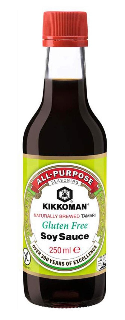 KIKKOMAN Soy Sauce Gluten Free 250ml | KIKKOMAN 无麸质酱油 250ml