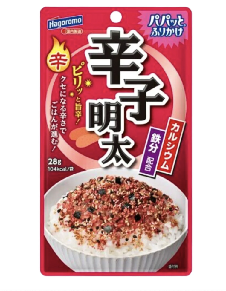 JP HAGOROMO Papatto Furikake Cod Roe Flv. 28g | HAGOROMO 日式辛辣明太子风味拌饭料 28g