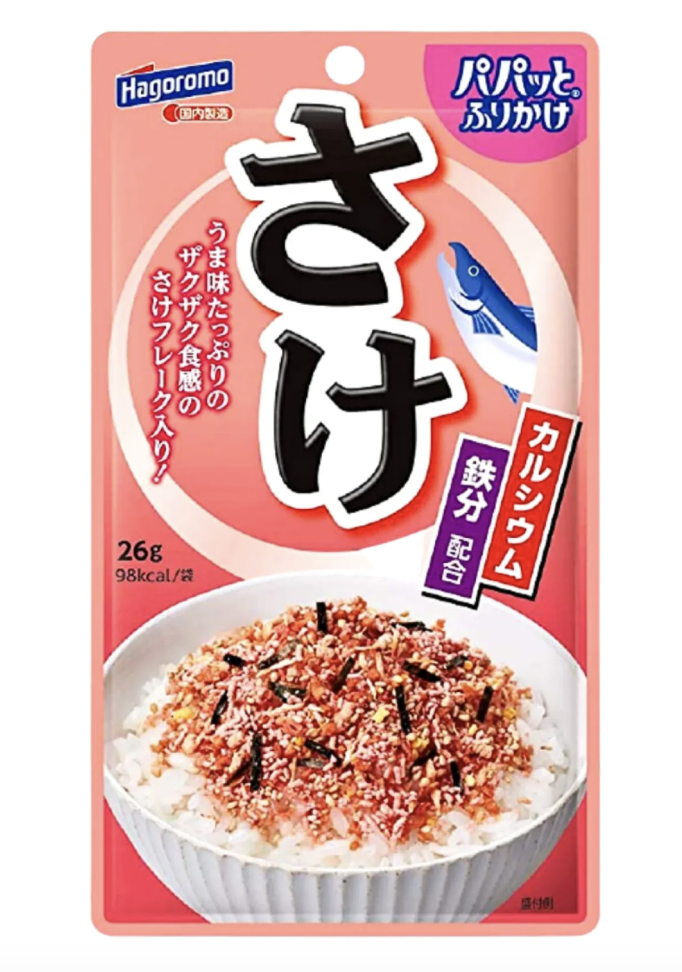 JP HAGOROMO Furikake Solmon Flv. 28g | HAGOROMO 日式鲑鱼风味拌饭料 28g