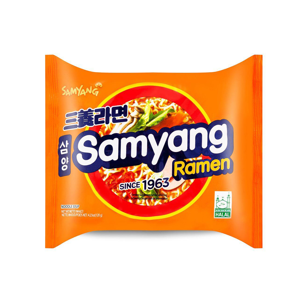 KR Samyang Inst. Noodle Ramen 120g | 韩国三养 拉面 120g