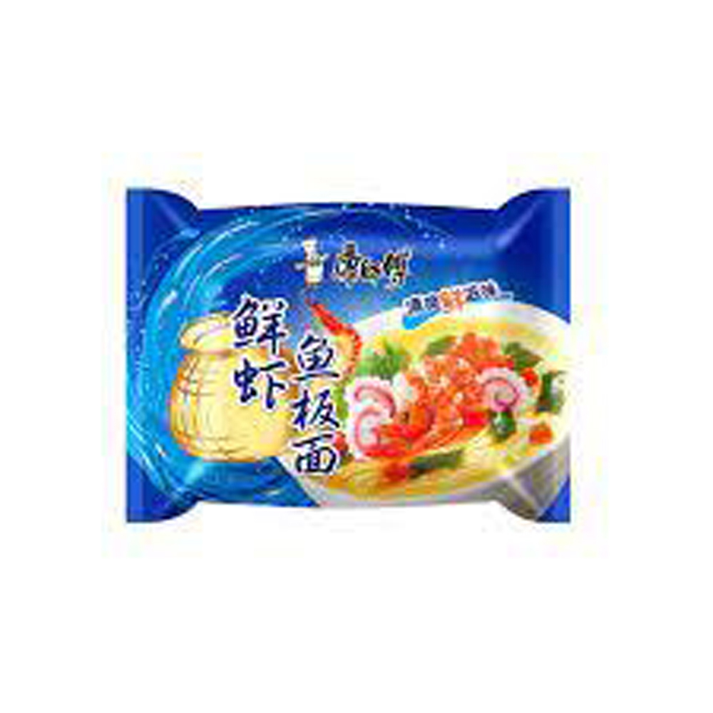 Mr.Kon Instant Noodles Shrimp&fish 98g | 康师傅 鲜虾鱼板面 98g