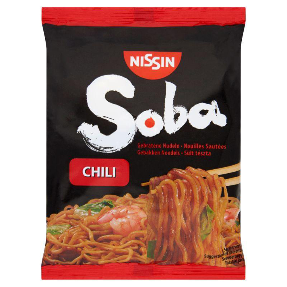 Nissin Inst. noodles Soba Chilli 110g | 日清 辣味 方便面 110g