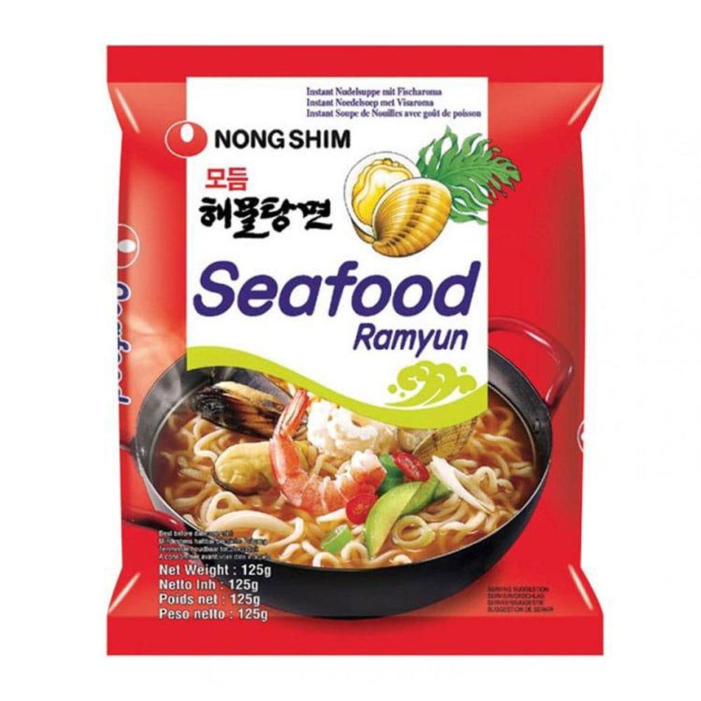 NongShim Instant noodles seafood 125g | 农心 海鲜味拉面 125g