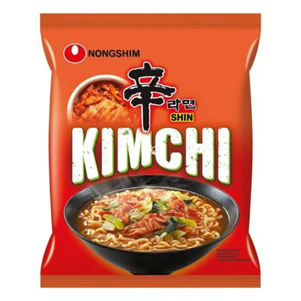 NongShim Instant noodles, Shin Ramyun Kimchi 120g | 农心 辛拉面 泡菜味 120g