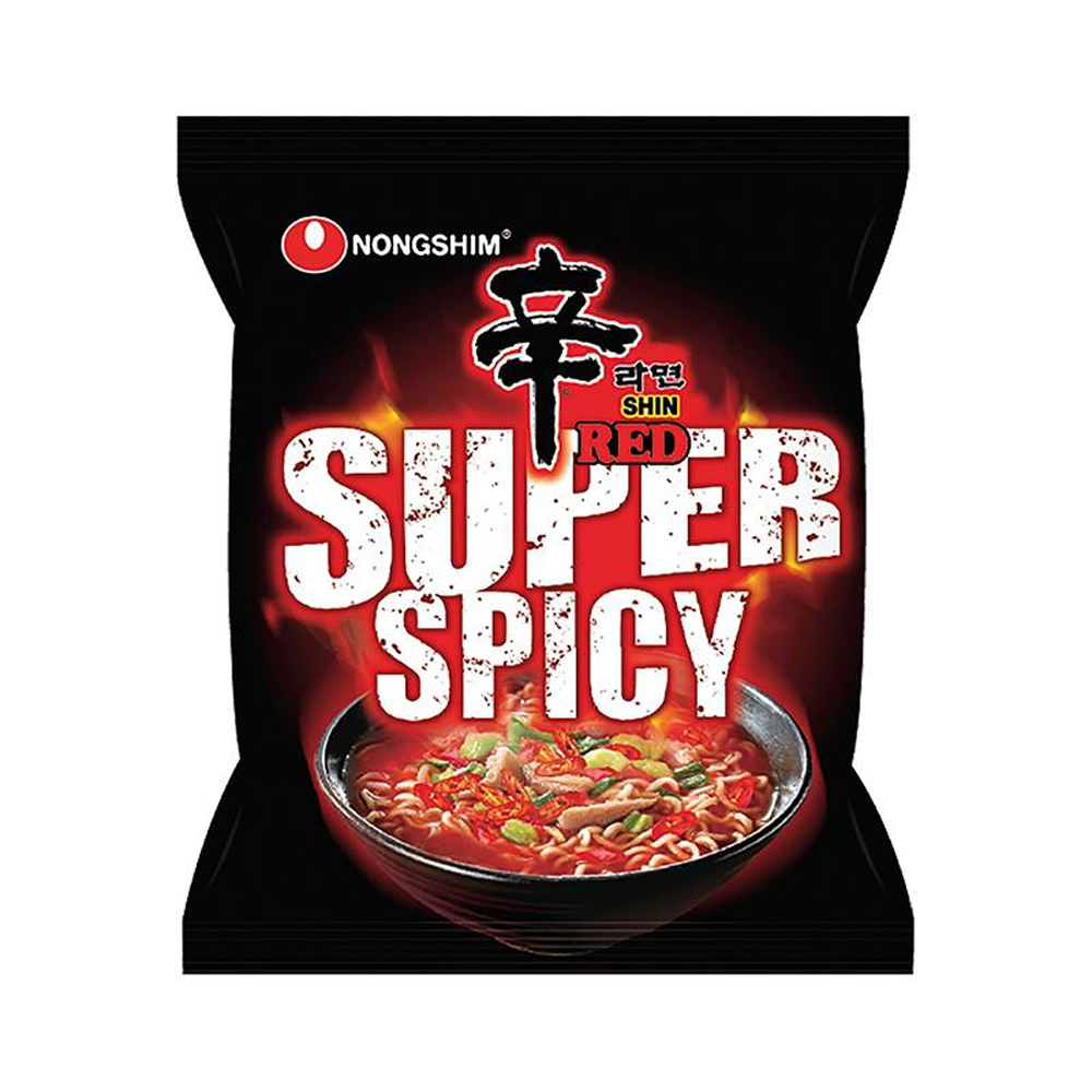 NongShim Instant noodles, Shin Ramyun very hot 120g | 农心 辛拉面 重辣 120g