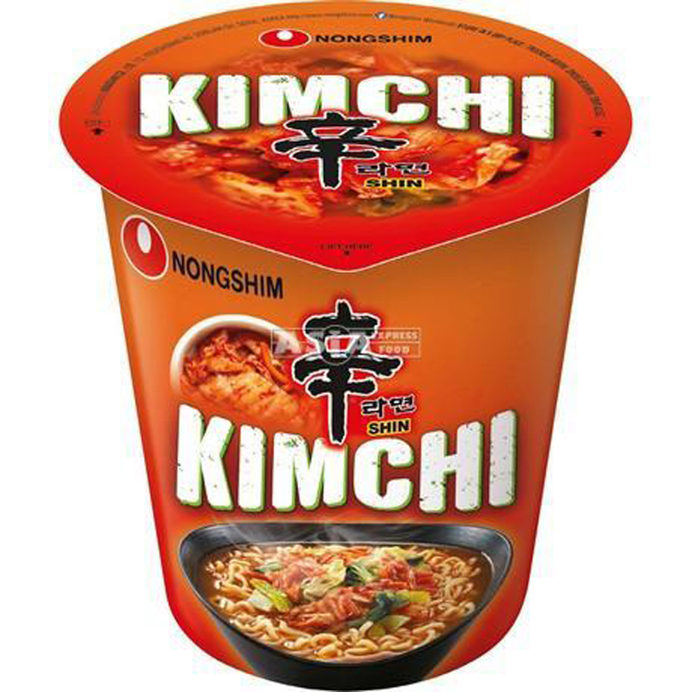 Nongshim Instant Cup Noodle Kimchi 75g | 农心 泡菜味辛拉面杯面 75g