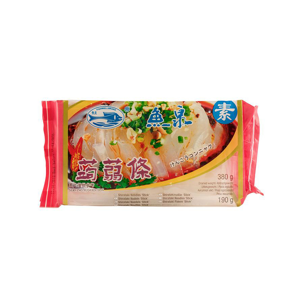 Fish Well Shirataki Noodles Stick 380g | 鱼泉 白泷(蒟蒻)面条 380g