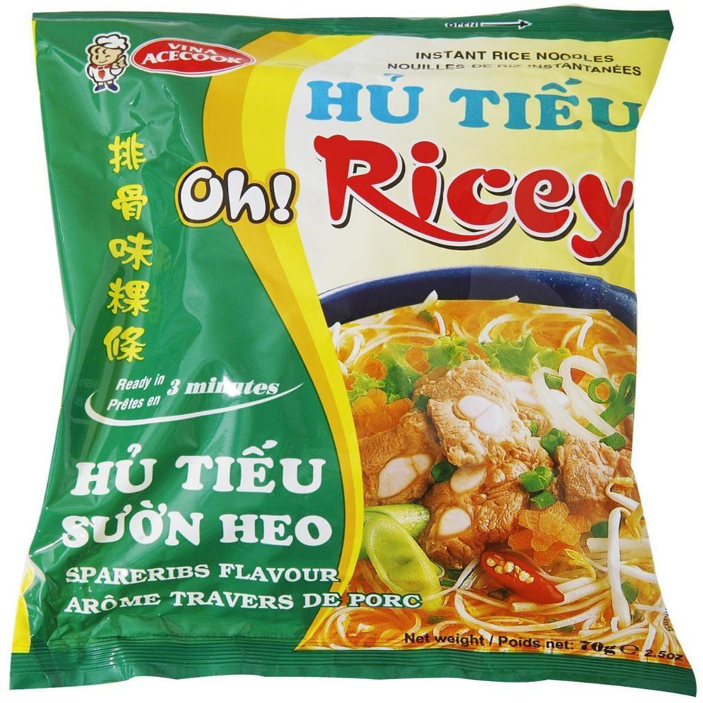 Instant Rice Noodle Spareribs 70g | OR 米粉 排骨味 70g