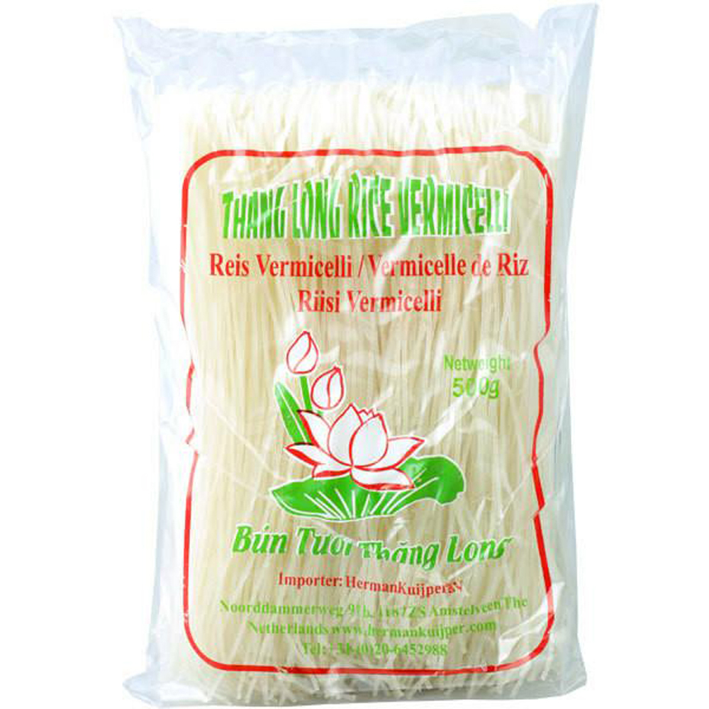 VN Rice Vermicelli Bun tuoi Thang Long M 500g | 越南米粉 (Bun tuoi Thang Long) M 500g