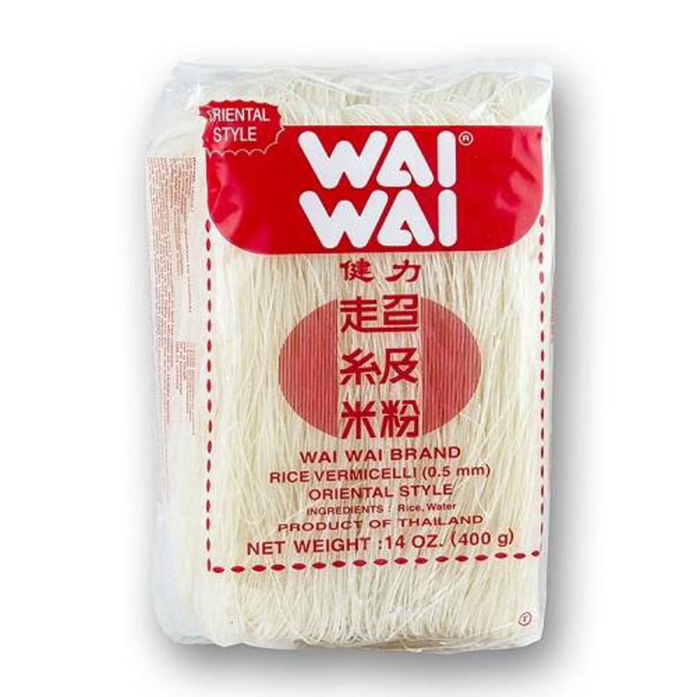 Wai Wai Oriental Style Rice Vermicelli 400g | Wai Wai 健力米粉 400g