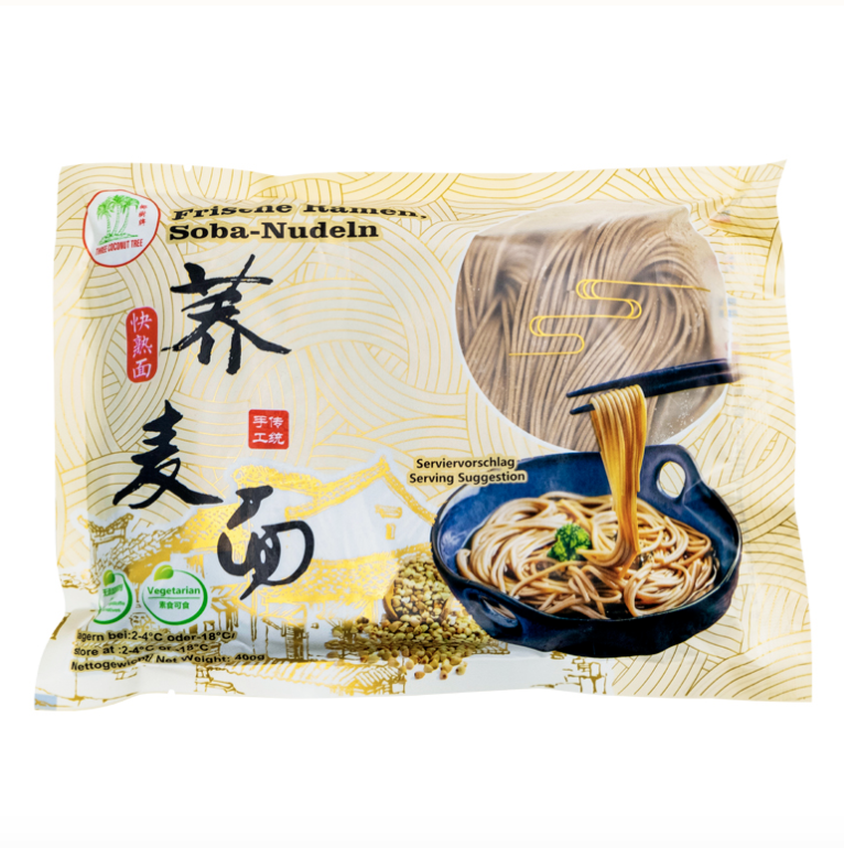 TCT Fresh Soba Noodles 400g | TCT 新鲜 荞麦面 400g