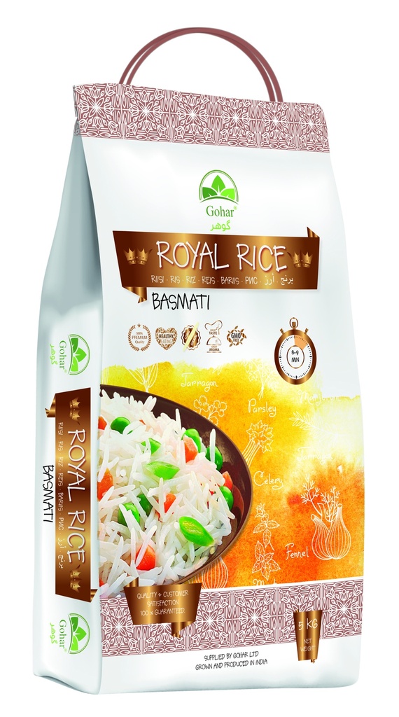 GOHAR 1121 Royal Basmati Rice 5kg/BAG