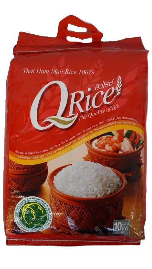 Q RICE Thai Hom Mali Jasmine Rice 10kg | Q RICE 茉莉整米 10kg