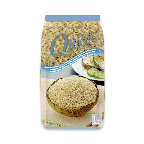 Q RICE Thai Hom Mali Cargo Rice (Indigo) 1kg | Q rice 泰国糙米 1kg