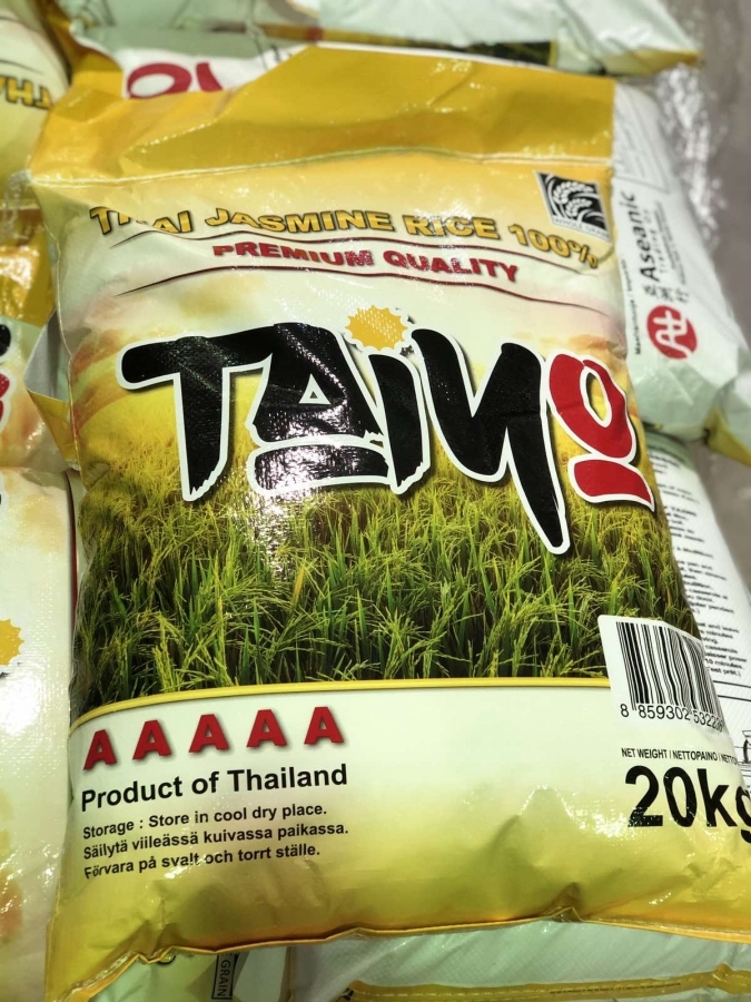 TAIYO Thai Jasmine Rice 20kg | Taiyo 泰国 茉莉香米 20kg