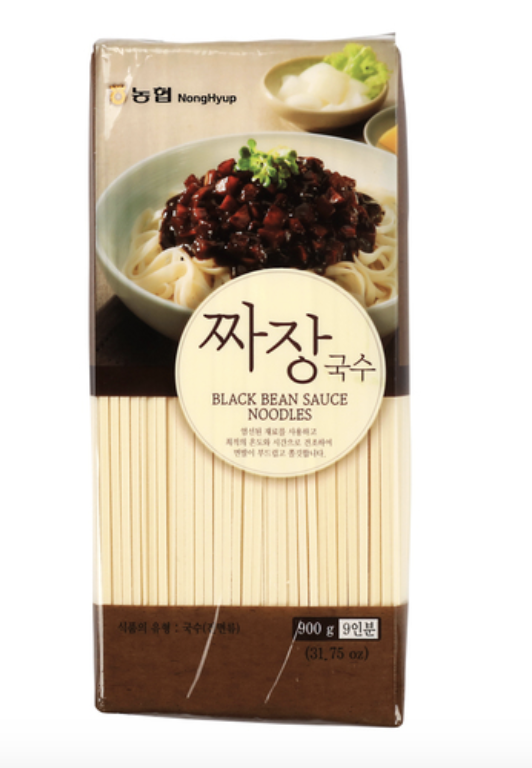 KR NongHyup Korean Black Bean Sauce Noodle 900g | 韩国 炸酱面面条 900g