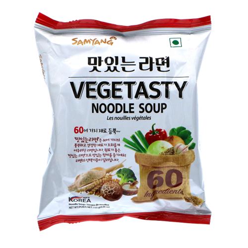 KR Samyang Vegetasty Noodle Soup 115g | 韩国 三养 素食汤面 115g