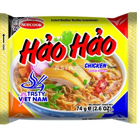 ACECOOK Hao Hao Chicken Flavour 74g | 好好 鸡肉味面 74g