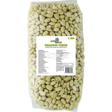 AFROASE Arachide Peanut White 1kg | AFROASE 去皮白花生 1kg-