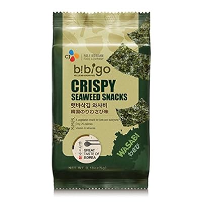 BIBIGO Crispy Seaweed Snack 15g | 必品阁 脆海苔零食 15g