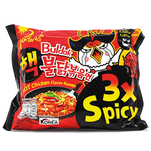 KR Samyang Buldak Hot Chicken Ramen 3x Spicy 140g | 韩国 三养 三倍辣辣鸡面 140g