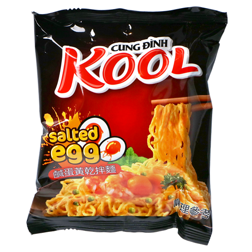 VN Cung Dinh Kool Brand Instant Noodles Salted Egg Flavor 90g | VN Cung Dinh Kool 方便面 咸蛋味 90g