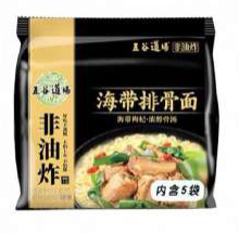 WGDC Instant Noodles Kelp And Ribs Flavour 107g | 五谷道场 海带排骨面 107g