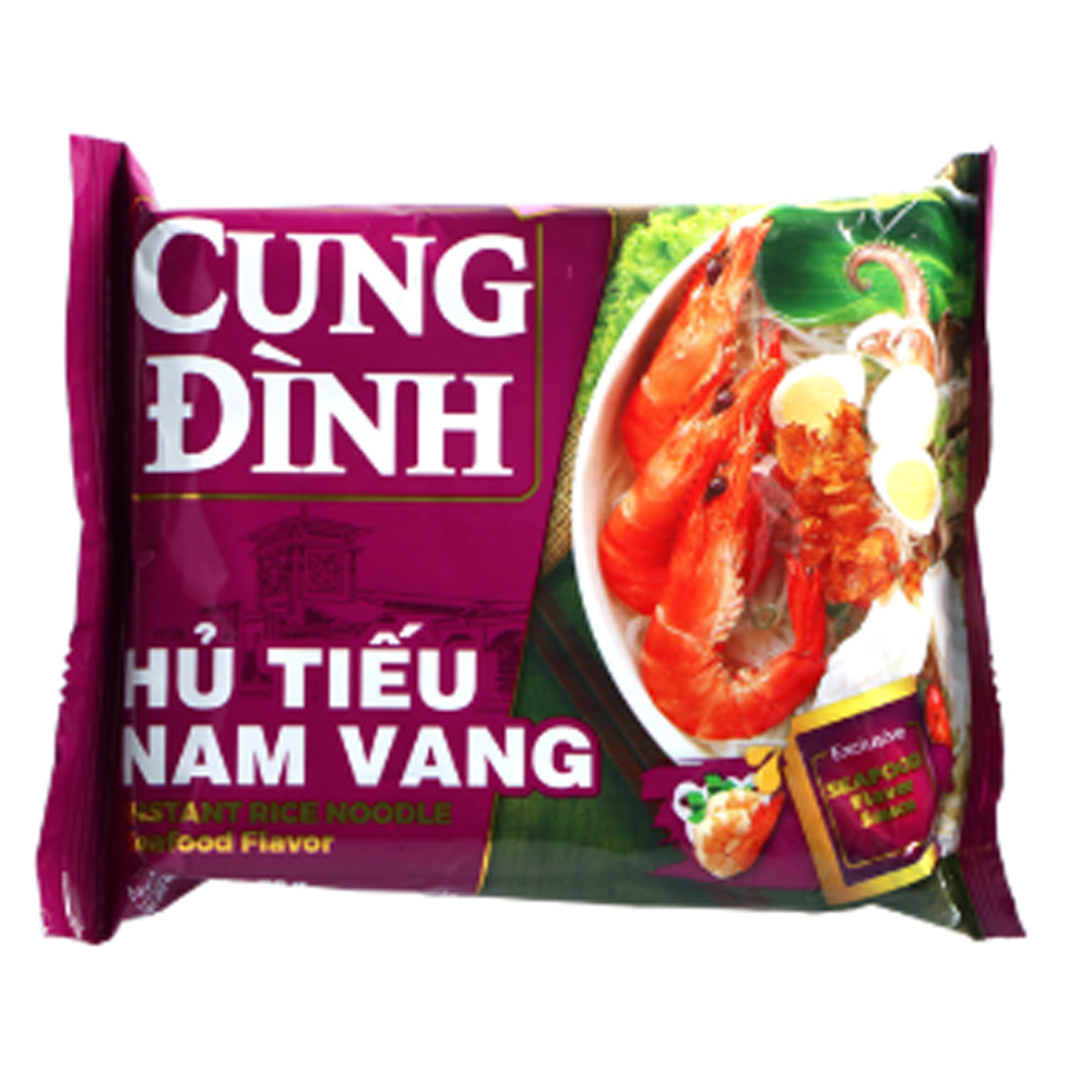 Cung Dinh Instant Rice Noodles Seafood flavor 78g | Cung Dinh 方便面 海鲜味 78g