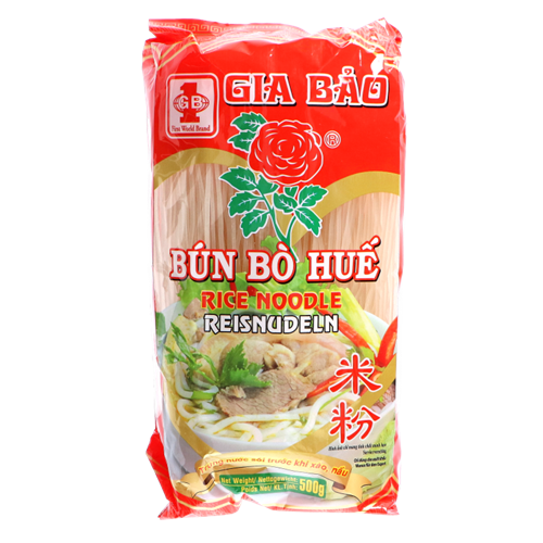 GIA BAO Bun Bo Hue Rice Noodle 500g | GIA BAO 越南米粉 Bun Bo Hue 500g