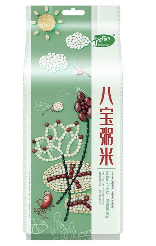 SYDT Rice Porridge With Eight Ingredients 500g | 十月稻田 八宝粥米 500g