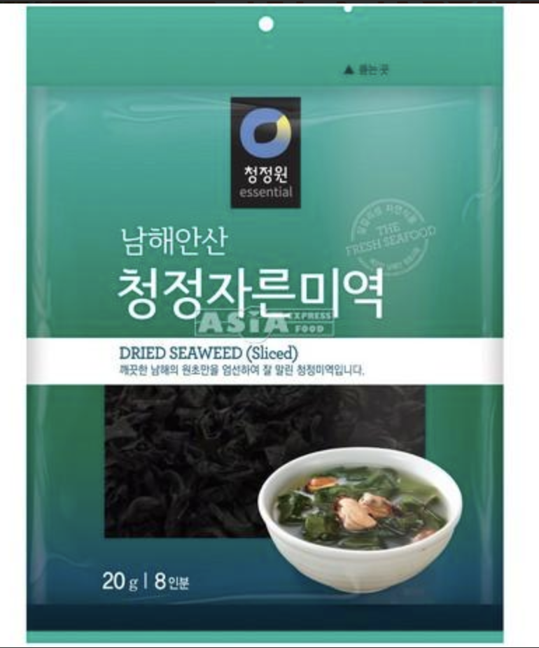 KR CJW Dried Seaweed Slice 20g | CJW 干海带片 20g