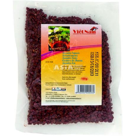 ASEA VIET NAM Annatto Seeds 100G/PKT | Viet Nam 胭脂树红籽 100g / pkt